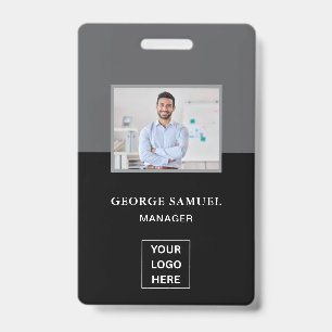 Simple Minimalist Custom Logo & Text Promotional Badge