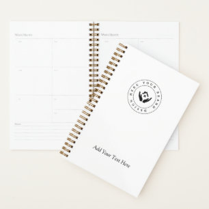 Simple Minimalist Custom Logo & Text Promotional Planner