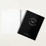 Simple Minimalist Custom White Logo Branded BLACK Planner<br><div class="desc">Elevate Organization and Branding with our Simple Minimalist Custom White Logo Branded BLACK Planner: A Stylish and Functional Keepsake for Your Valued Network. Introducing our versatile Simple Minimalist Custom White Logo Branded Planner – a harmonious blend of practicality and branding that seamlessly integrates style and organization. Crafted to enhance your...</div>