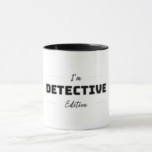 Simple Minimalist Detective Edition Mug