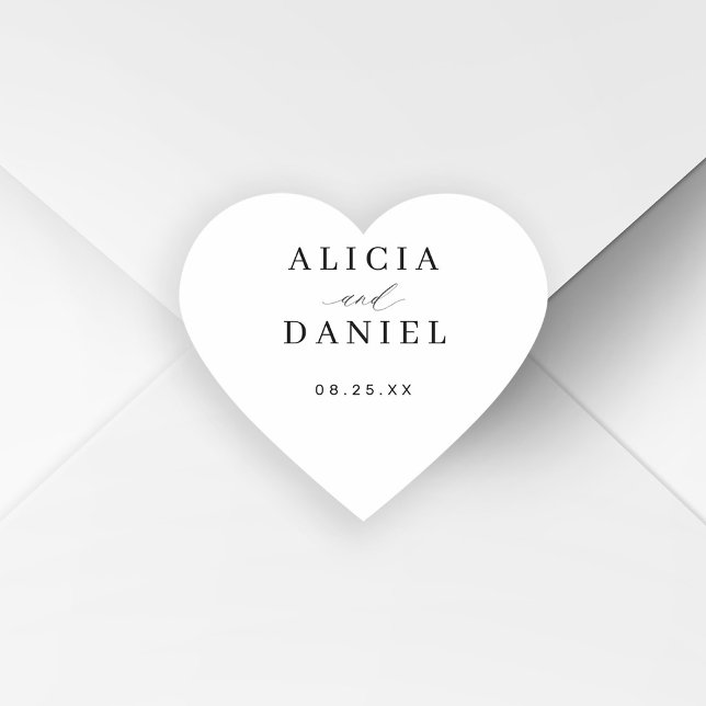 Simple minimalist elegant wedding favour label (Creator Uploaded)