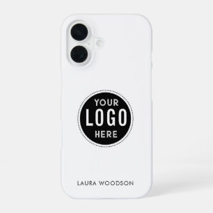 Simple Minimalist Logo Name  iPhone 16 Case