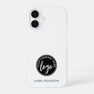 Simple Minimalist Logo Name  iPhone 16 Case