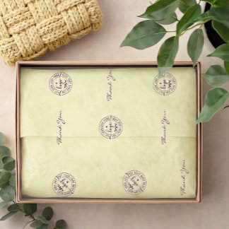 Simple Minimalist Modern Cream colour Tissue Paper