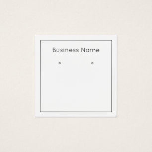 Simple minimalist modern earring display card