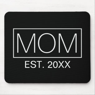 Simple Minimalist Mom Typography   Mouse Pad