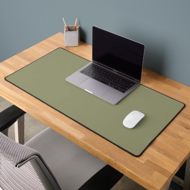 Simple minimalist pastel sage desk mat (Office 2)