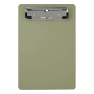 Simple minimalist pastel sage mini clipboard