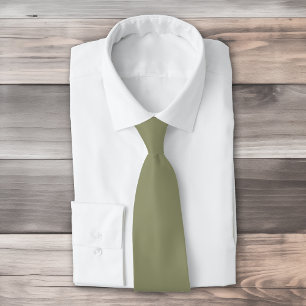 Simple minimalist pastel sage tie
