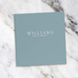 Simple Minimalist Personalized Family Recipes Binder<br><div class="desc">Simple Minimalist Personalized Family Recipes Binder</div>