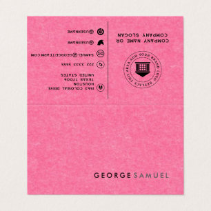 Simple Minimalist Professional Folder Custom Business Card