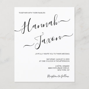 Simple Minimalist Script Name Wedding