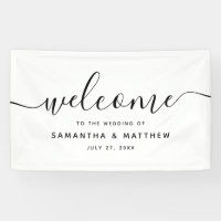 Simple Minimalist Script Welcome To The Wedding