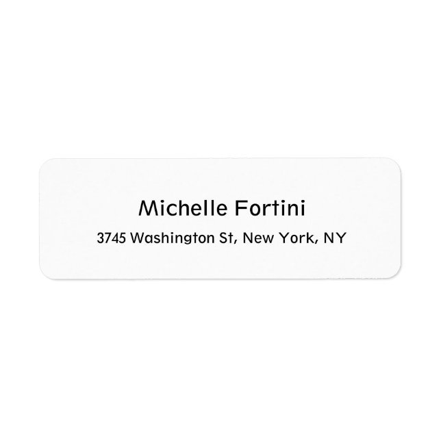 Simple minimaliste classique élégant (Devant)