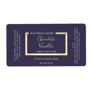 Simple minimaliste de typographie moderne cadre or