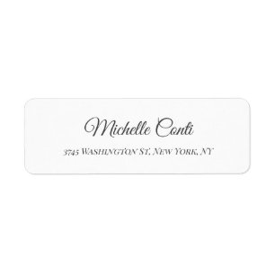 Simple minimaliste Élégant Lisible Moderne