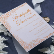 Simple minimaliste Faire-part de mariage en terre