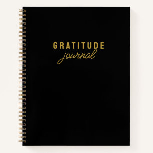 Simple minimaliste Moderne Journal de Gratitude No