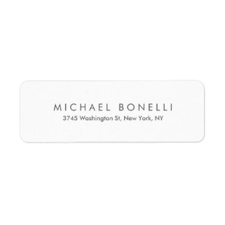 Simple minimaliste simple élégant blanc moderne