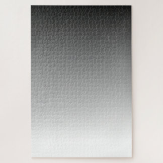Simple Minimalistic Black to White Gradient Jigsaw Puzzle
