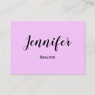 simple minimalistic custom logo white realtor  bus business card