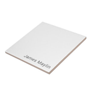 Simple Minimalistic Editable Name or other Text Tile