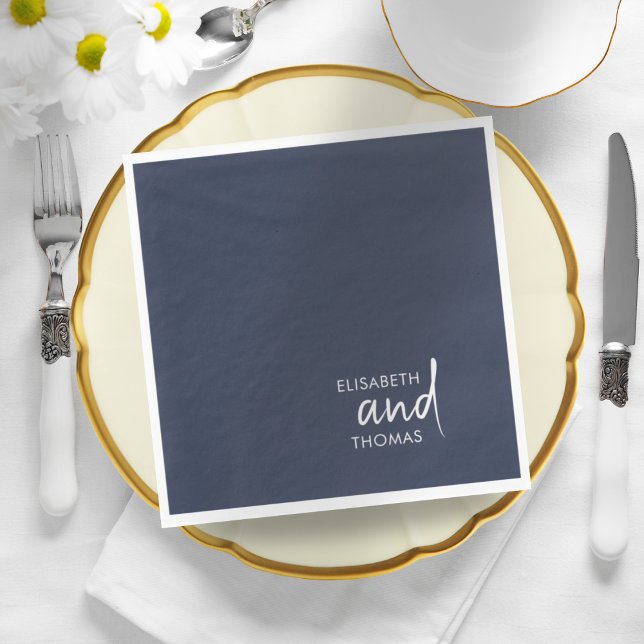 Simple minimalistic modern elegant paper napkins  (Creator Uploaded)
