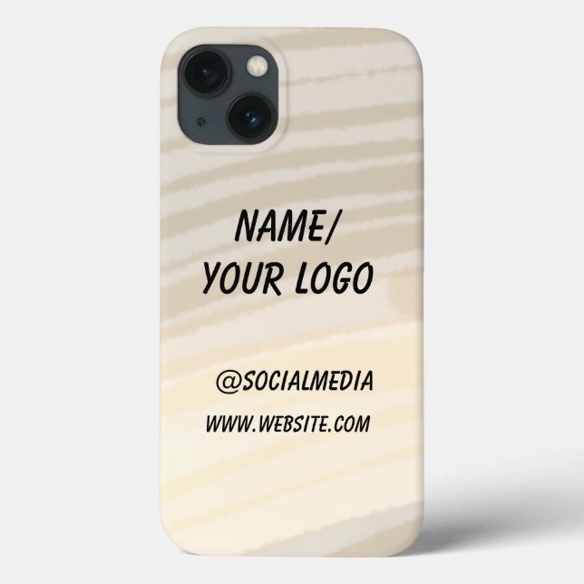 simple minimum ajouter votre logo nom Coque aquare (Verso)