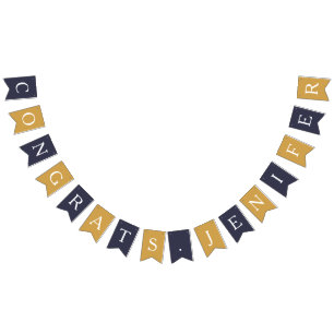 Simple Mod Custom Colour Congratulations With Name Bunting Flags