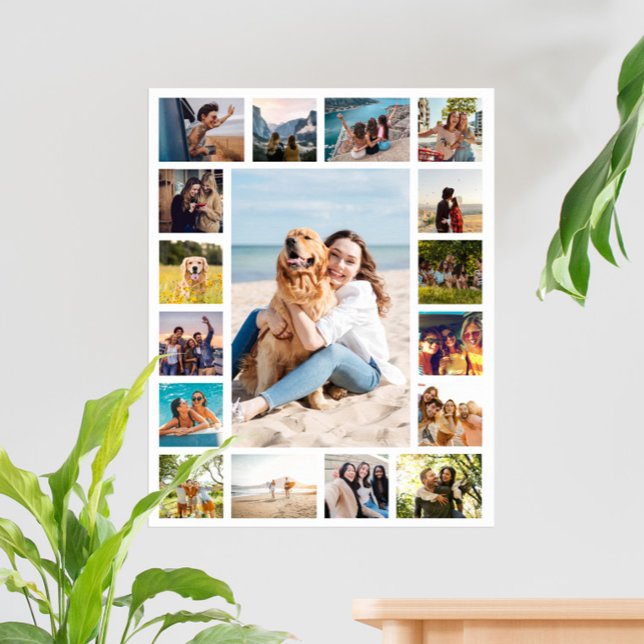 Simple Modern 17  Photo Collage Poster (Creator Uploaded)