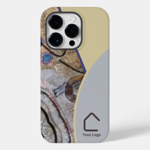 Simple Modern Abstract Accents QR Code or Logo Case-Mate iPhone 14 Pro Case