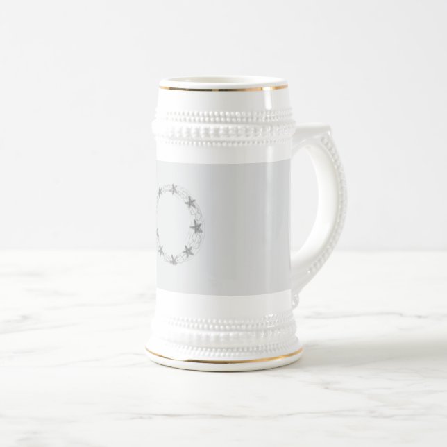 SIMPLE MODERN ADD YOUR LOGO colourful heart mug (Front Right)