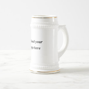 SIMPLE MODERN ADD YOUR LOGO colourful heart mug