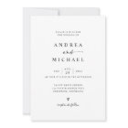 Simple Modern All in One Hand Drawn Heart Wedding