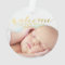 Simple Modern Baby Birth Photo Announcement