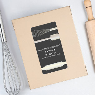 Simple Modern Bakery Packaging Labels