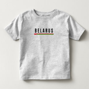 Simple Modern Belarus Art Letter Souvenir  Toddler T-shirt