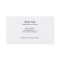 Simple Modern  Black White Floral Professional