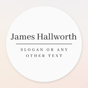 Simple Modern Black & White Waterproof