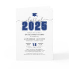 Simple Modern Blue Graduation Party