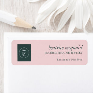 Simple Modern Blush Pink Your Logo 