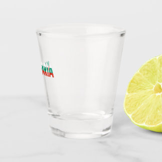 Simple Modern Bulgaria National Flag Apparel Gift Shot Glass