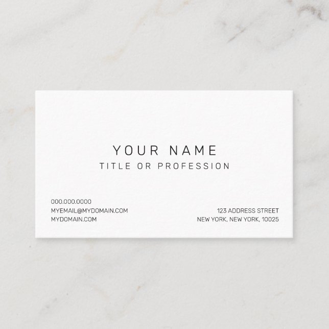 Canadian Standard, 3.5" x 2.0" Business Card (Front)