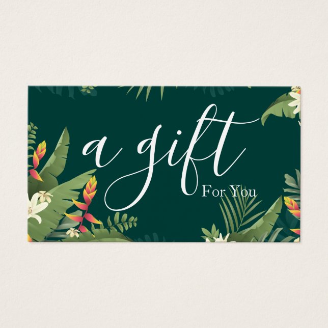 Simple & Modern Business Gift Certificate (Front)