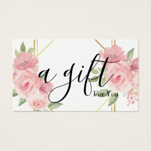 Simple & Modern Business Gift Certificate