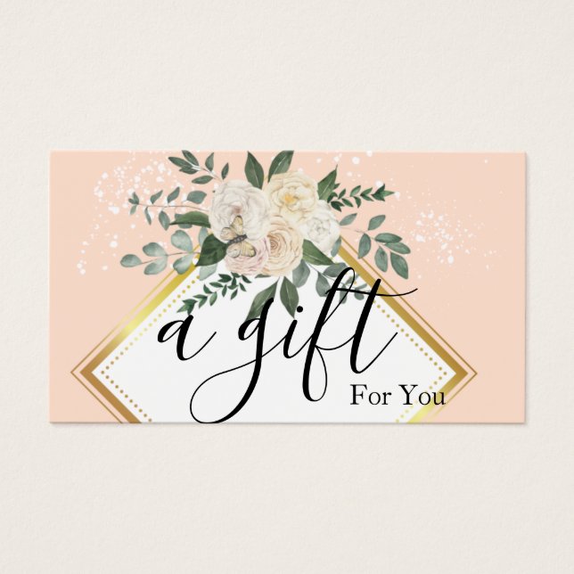 Simple & Modern Business Gift Certificate (Front)