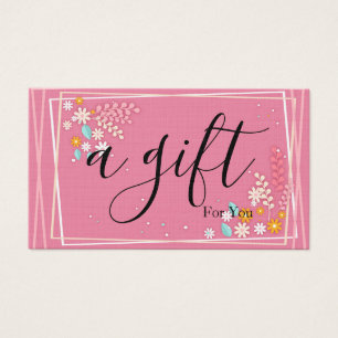 Simple & Modern Business Gift Certificate