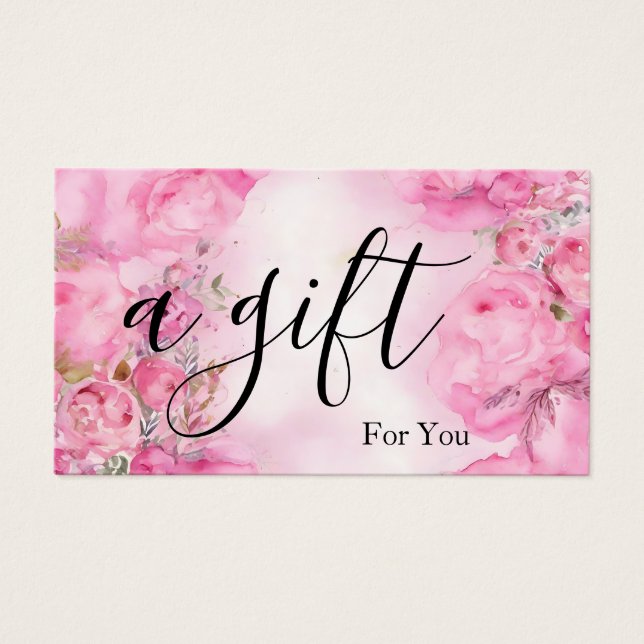 Simple & Modern Business Gift Certificate (Front)