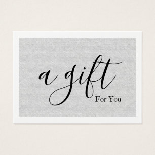Simple & Modern Business Gift Certificate