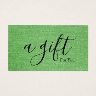 Simple & Modern Business Gift Certificate